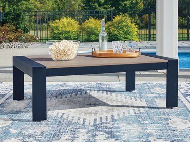 East Beach - Rectangular Cocktail Table - Blue