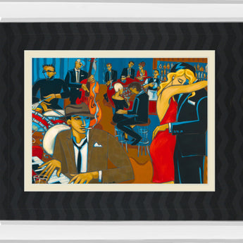 After Hours By Marsha Hammel - Mirror Framed Print Wall Art - Black