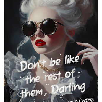 Opulent Muse - 24" x 36" Framed Wall Art - Black