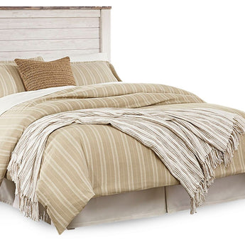 Willowton - Queen Panel Headboard - Whitewash
