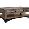 Loft Cocktail Table 4 Drawers Two Tone Gray / Brown - Cocktail Tables at Quality Home Furniture Mesquite