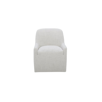 Maisie - Rolling Dining Chair - Flecked Oat