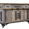 Loft Kitchen Island Two Tone Gray / Brown - Islands at Quality Home Furniture Mesquite