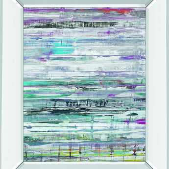 Land Drift By Hilario Gutierrez - Mirror Framed Print Wall Art - Gray
