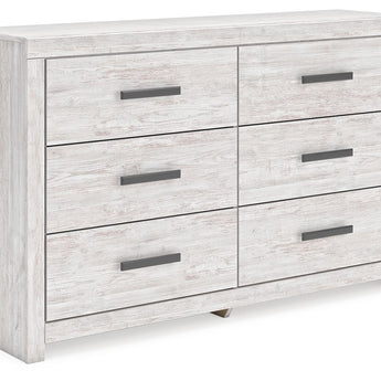 Cayboni - Six Drawer Dresser - Whitewash