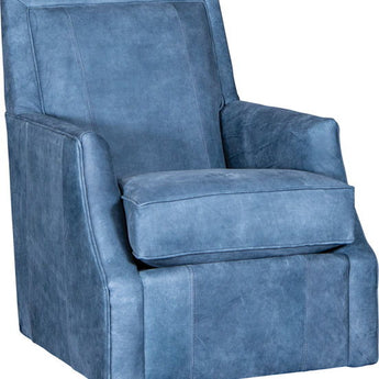 Mayo 2325 Series Swivel Chair with Flared Arms - Leather