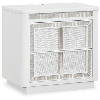 Chalanna - Two Drawer Night Stand - White