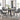 Neil - 5 Piece Round Dining Table Set Concrete - Gunmetal