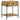 Declan - Mesa auxiliar de madera con 1 cajón - Mango natural