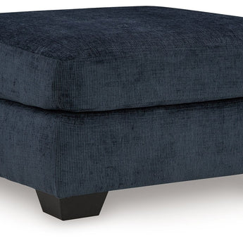 Aviemore - Oversized Accent Ottoman - Ink