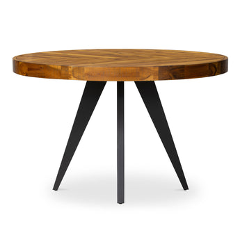 Parq - Mesa de comedor redonda - Marrón