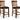 Ralene - Upholstered Barstool (Set of 2) - Medium Brown