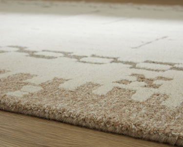 Dot - 8' x 10' Rug - Cream / Brown / Taupe