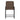 Seating - 24" Upholstered Barstool - Chocolate Brown / Black