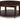 Mesa de cóctel redonda Korestone 2 - Marrón oscuro