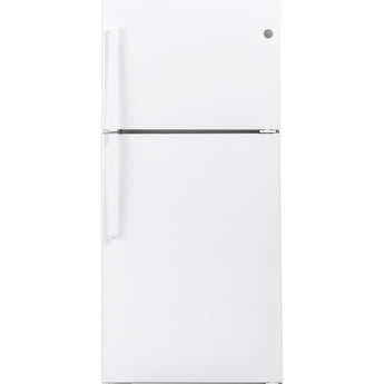 GE 19.2 Top Mount Refrigerator, White - GTS19KGNRWW