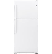 GE 19.2 Top Mount Refrigerator, White - GTS19KGNRWW