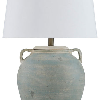 Shawburg - Terracotta Table Lamp - Antique Green