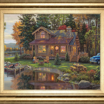 Peace Like A River Cabin By Kim Norlien - Light Brown