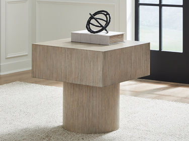 Jorielyn - Square End Table - Light Grayish Brown