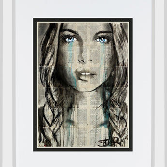 Shore By Loui Jover Mirrored Frame - Dark Gray