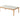 Gwynn - Frosted Glass Top Coffee Table - Natural