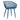 Piazza - Outdoor Chair Chair (Set of 2) - Blue