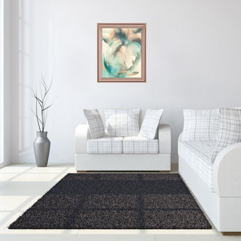 Aqua Mist - 28" x 34" Framed Wall Art - Light Blue