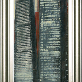 Urban Landscape IV By Norman Wyatt - Framed Print Wall Artt - Dark Gray