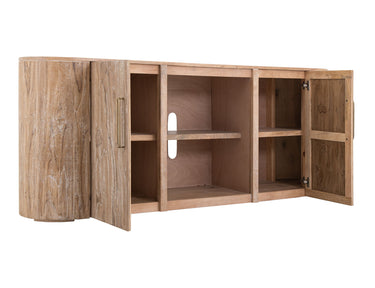 Balam - TV Stand - Ivory White