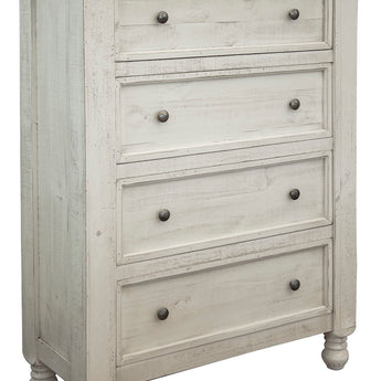 Stone Chest With 4 Drawers Antiqued Ivory / Weathered Gray - Accent Chests at Quality Home Furniture Mesquite