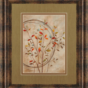 Autumn's Delight Il By Nan - Framed Print Wall Art - Light Brown
