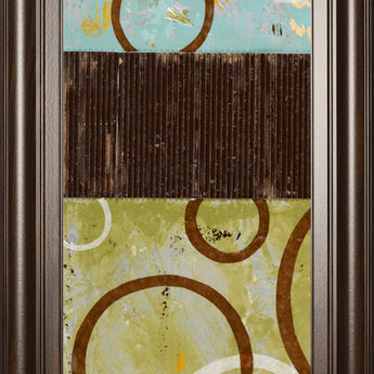 Sun Flower I By Natalie Avondet - Framed Print Wall Art - Beige