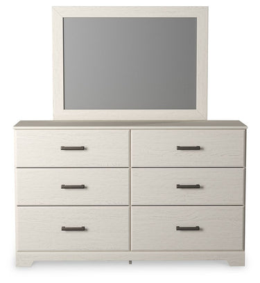 Stelsie - Dresser, Mirror - White