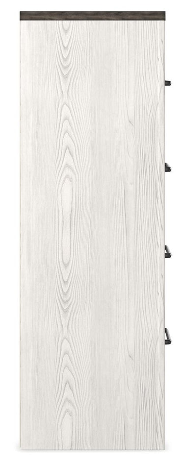 Gerridan - Four Drawer Chest - White / Gray