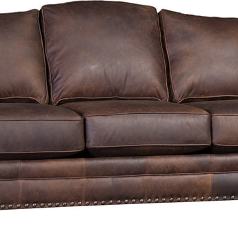 Mayo 3180 Series Customizable Camelback Sofa - Leather