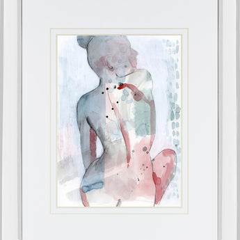 Modern Madonna II By Grace Popp, Mirrored Frame - Gray