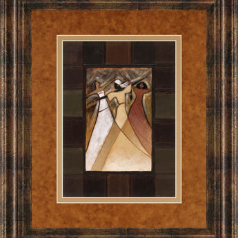 Divine Grace I By Rob Hefferan - Framed Print Wall Art - Light Brown