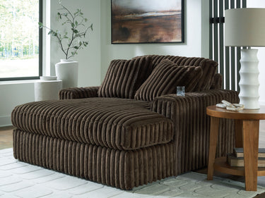 Midnight-Madness - Oversized Chaise - Chocolate