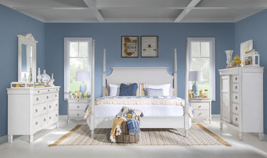 Vintage Market - Scalloped Mirror - Picket Fence
