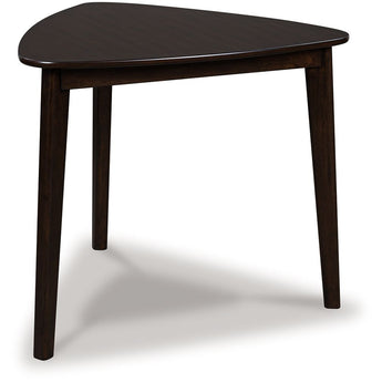 Mallenette - Mesa de comedor triangular - Merlot