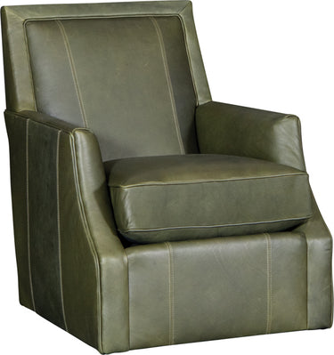 Mayo 2325 Series Swivel Chair with Flared Arms - Leather