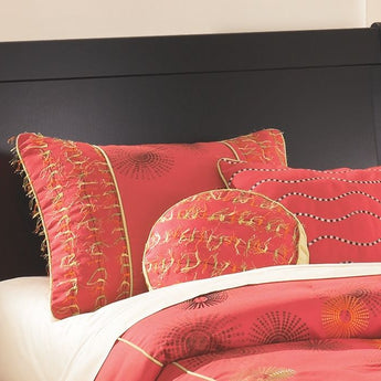 Huey Vineyard - Twin Sleigh Headboard - Black