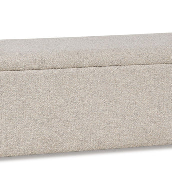Galliden - Large Upholstered Dining Room Bench - Beige