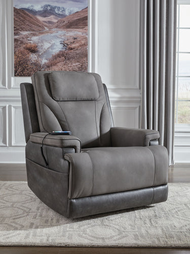 4Z-Peaceful Pause - Power Lift Recliner - Slate