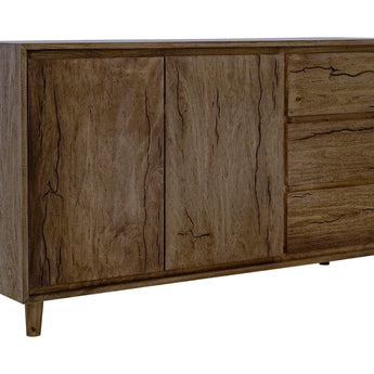 Savia - 3 Drawer & 2 Door Console - Brown