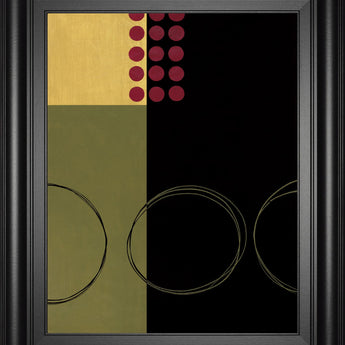 Circular Zone I By Fernando Leal - Framed Print Wall Art - Black