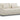 Utopia - 2 Cushion Seat with Lumbar Pillow - Mega Ivory