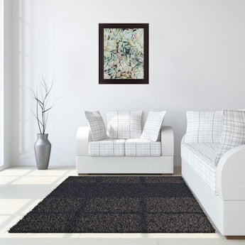 Verdant Rosette Cluster - 28" x 34" Framed Wall Art - Green