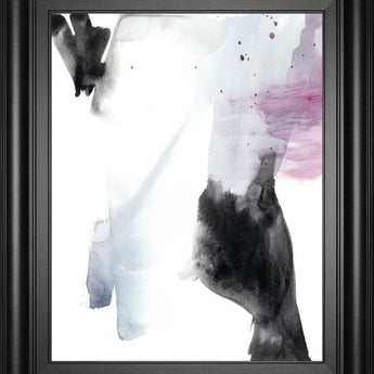 22x26 Violet Bloom I By Jennifer Goldberger - White